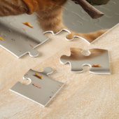 zwerfkat val reis legpuzzel (Zijkant)