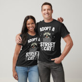 Zwerfkat Wasbeer Adoptie T-shirt (Unisex)