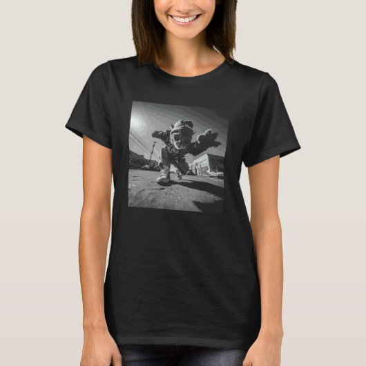 Zwerfkattenvalmuzyiek T-shirt (Voorkant)