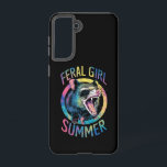 Zwerfmeisje Zomer Opossum Tie Dye Wasbeer Samsung Galaxy Hoesje<br><div class="desc">Zwerfmeisje Zomer Opossum Tie Dye Wasbeer</div>