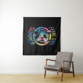 Zwerfmeisje Zomer Opossum Tie Dye Wasbeer Wandkleed (In Situ (horizontaal))
