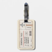 zwerfster | Fun Travel Bagagelabel (Achterkant verticaal)