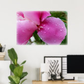 zwerfvuil in de regen poster (Thuiskantoor)