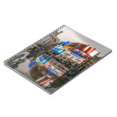 Zwergdag in Piccadilly Circus notitieboek (Linkerzijde)