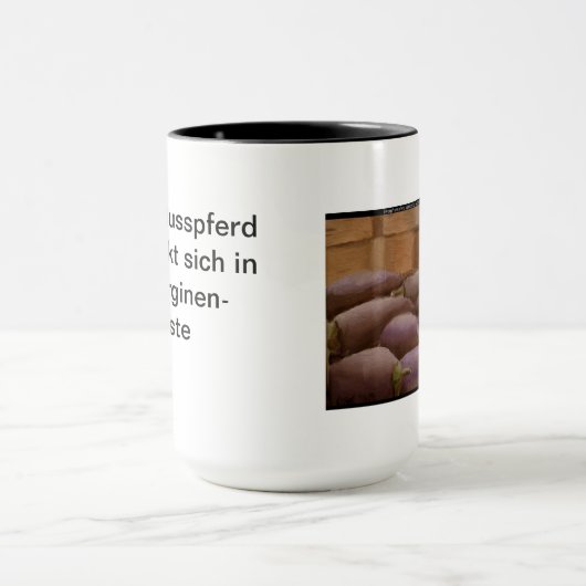 Zwergflusspferd Tasse Mok (Midden)