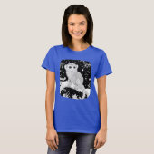 Zwergseidenäffchen bei Nacht unterm Sternenhimmel T-shirt (Voorkant volledig)