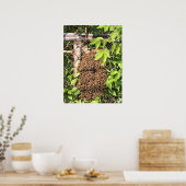 zwerm bijen poster (Keuken)