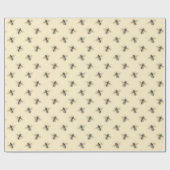 Zwerm Honingbijen Imker Decoupage Bord Geel Cadeaupapier (Vlak)