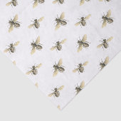 Zwerm Honingbijen Imker Decoupage Natuur Liefhebbe Tissuepapier (Detail)