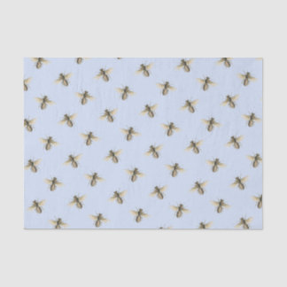 Zwerm Honingbijen op Blue Sky Natuur Lover Imker Tissuepapier