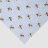 Zwerm Honingbijen op Blue Sky Natuur Lover Imker Tissuepapier (Detail)