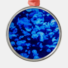 zwerm kwal (onderwaterdieren) metalen ornament