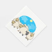 zwerm papieren servetten (Hoek)