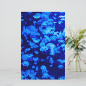 zwerm van kwallen briefpapier (Staand voorkant)