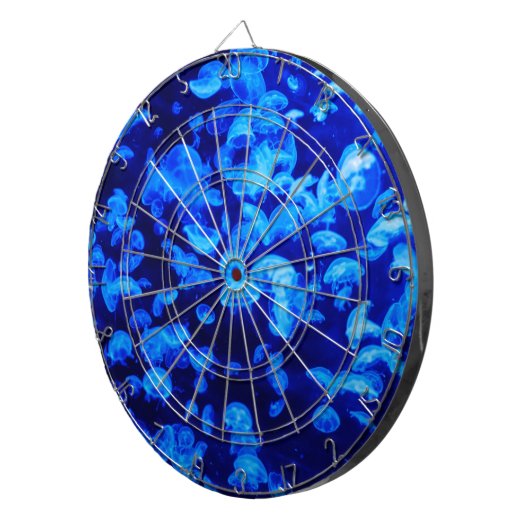 zwerm van kwallen dartbord (Voorkant Rechts)