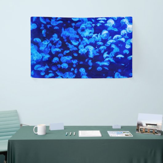 zwerm van kwallen spandoek (Beurs)