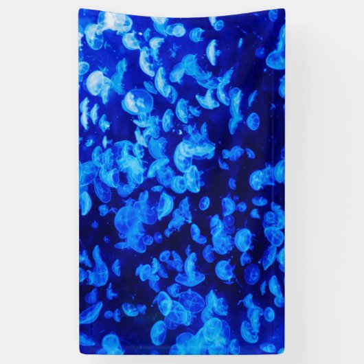 zwerm van kwallen spandoek (Verticaal)