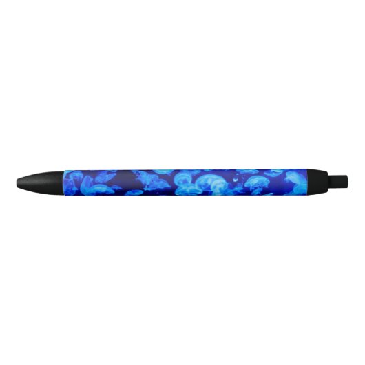 zwerm van kwallen zwarte inkt pen (Voorkant)