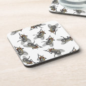 zwerm vliegen bier onderzetter (Linkerzijde)