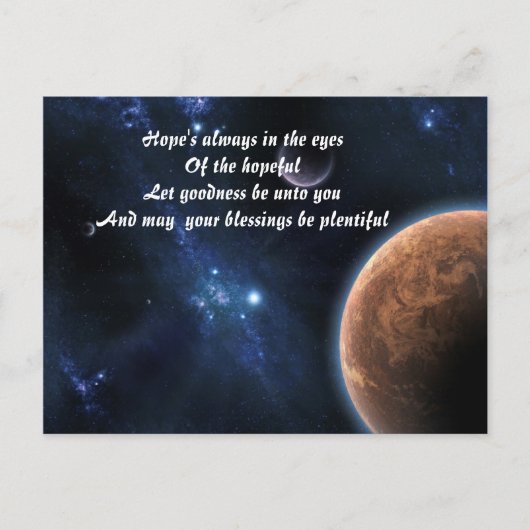 Zwerpers Briefkaart (Voorkant)