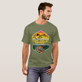 Zwerven, Relax, Herhaal RV Camping Lifestyle T-shirt (Voorkant volledig)