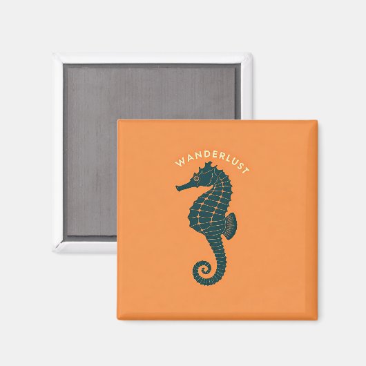 zwervend zeepaardje magneet (Voorkant / Achterkant)