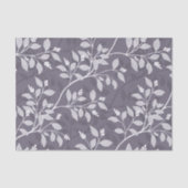 Zwervende Bladeren Elegante Lavendel Botanisch Tissuepapier (Voorkant)