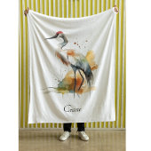 Zwervende kraan, Custom Fleece Deken