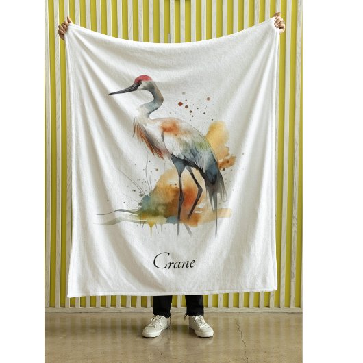 Zwervende kraan, Custom Fleece Deken