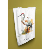 Zwervende kraan, Custom Fleece Deken