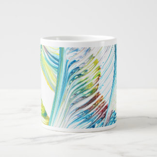 Zwerver 1 Vrij Stromende Kleurrijke Abstracte Beke Grote Koffiekop