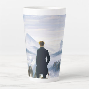 Zwerver boven de zee van nevel, Caspar D Friedrich Latte Mok