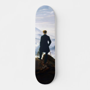 Zwerver boven de zee van nevel, Caspar D Friedrich Persoonlijk Skateboard