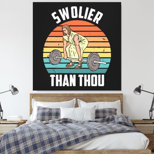 Zwerver dan Gij Canvas Afdruk (Insitu (Slaapkamer))