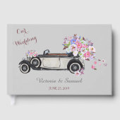 zwerver en Bouquet Wedding Gastenboek (Voorkant)
