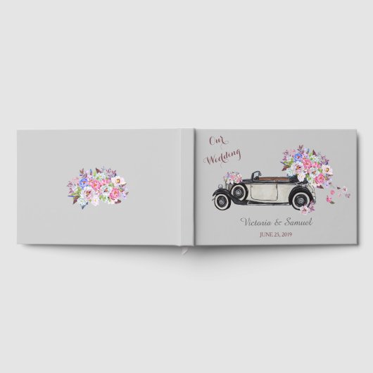 zwerver en Bouquet Wedding Gastenboek (Volledig)