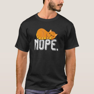 Zwerver Sinaasappel Oranje Kat Schattig Slaande Hu T-shirt