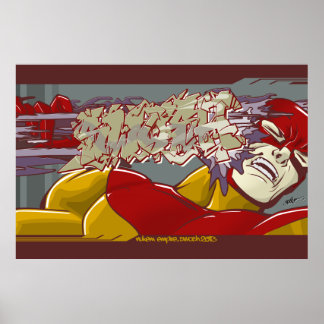 Zwesh, Graffiti Comic Poster