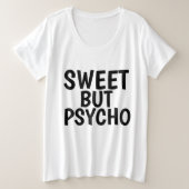 ZWET MAAR PSYCHO-dames T-Shirts (Design voorkant)