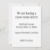 Zweten als een varken kaart (Achterkant)