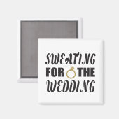 Zweten voor de bruiloft magneet (Voorkant / Achterkant)