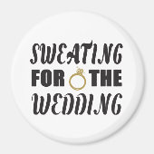 Zweten voor de bruiloft magneet (Voorkant)