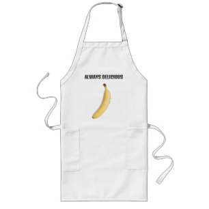 zwetende banaan lang schort