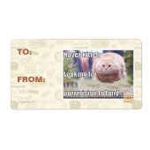 Zweven kitter etiket (Voorkant)