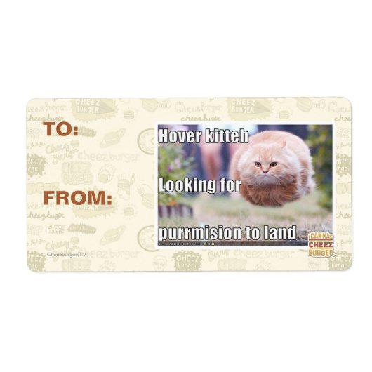 Zweven kitter etiket (Voorkant)