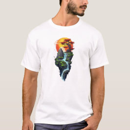 zwevend eiland t-shirt