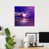 Zwevend Hart Poster (Thuiskantoor)