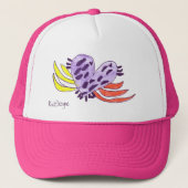 Zwevend hart trucker pet (Voorkant)