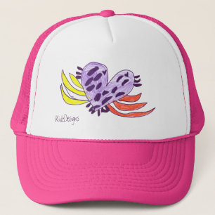 Zwevend hart trucker pet