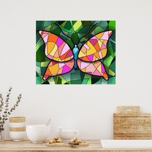 Zwevend  poster (Keuken)